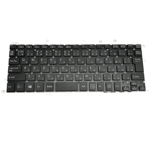 Laptop Keyboard For VAIO S11 VJS1111 VJS111D11N VJS111D12N Japanese JP JA Black Without Frame Used