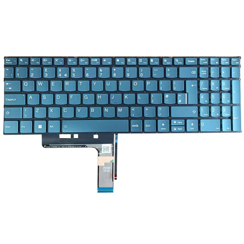 Laptop Keyboard For Lenovo Slim Pro 9 16IRP8 83C0 United Kingdom UK With Backlit Blue New