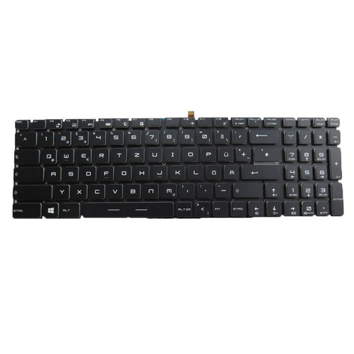 Laptop Backlit Keyboard For MSI GL63 8RC 8RD 8RE 8RCS 8SC 8SD 8SE German GR Black New