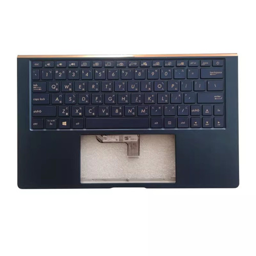 Laptop PalmRest&keyboard For ASUS ZenBook 13 BX334 BX334F BX334FA BX334FAC BX334FL BX334FLC Blue Top Case With Backlit Traditional Chinese TW Keyboard