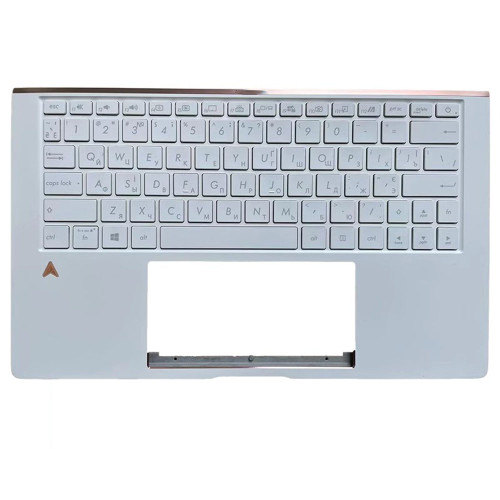Laptop PalmRest&keyboard For ASUS ZenBook 13 BX334 BX334F BX334FA BX334FAC BX334FL BX334FLC White Top Case With Backlit Russian RU Keyboard