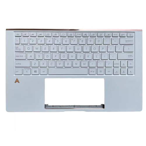 Laptop PalmRest&keyboard For ASUS ZenBook 13 UX334 UX334F UX334FA UX334FAC UX334FL UX334FLC White Top Case With Backlit United States US Keyboard