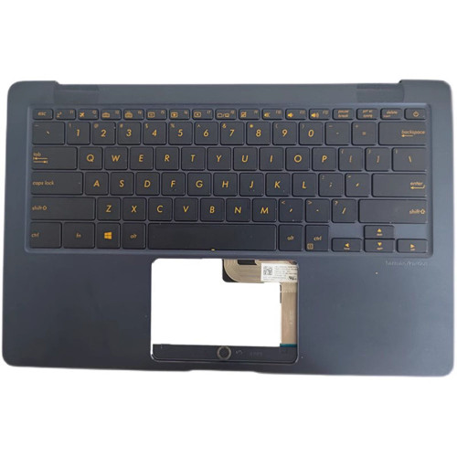 Laptop PalmRest&keyboard For ASUS Zenbook 3 Deluxe UX490U UX490UA UX490UAK UX490UAR Blue Top Case With Backlit Blue United States US keyboard