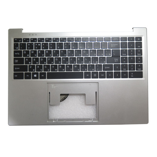 Laptop PalmRest&keyboard For MB3303003 F0062-003 XU160 silver top case With Backlit Russian RU keyboard used