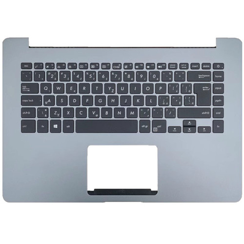 Laptop PalmRest&keyboard For ASUS ZenBook U5100U U5100UQ U5100UX Gray Upper Case Black Russian RU Keyboard