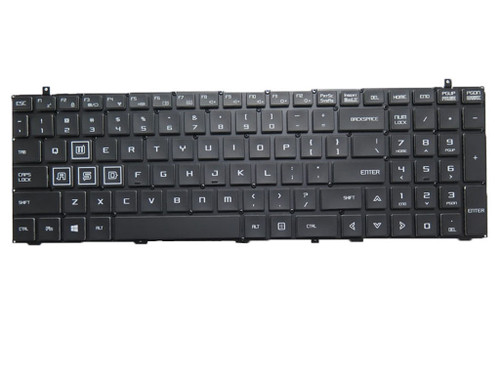 Laptop No Backlit Paper Keyboard For Tongfang GK7CP6R English US Black No Frame New
