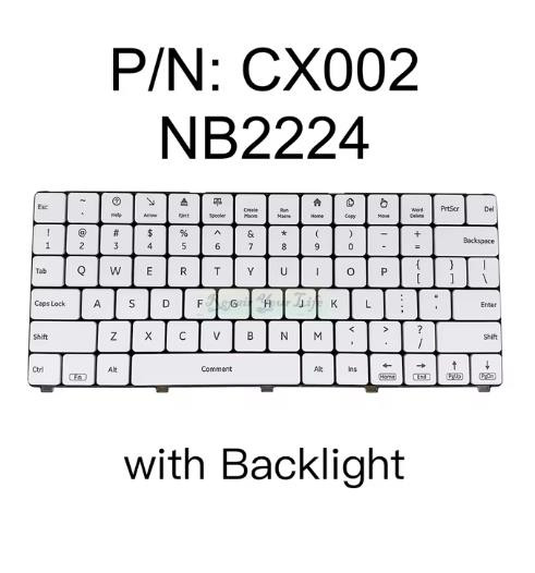 New Ultrasound Keyboard For SIEMENS CX002 NB2224 United States US White With Backlit New