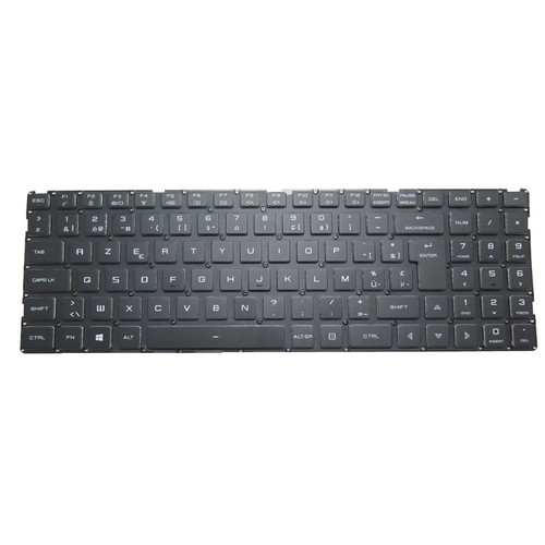Laptop Keyboard For Tongfang GK5CP6V 15.6 Belgium BE Without Backlit Black No Frame New