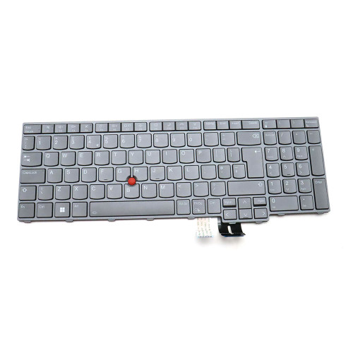 Laptop Keyboard For Lenovo ThinkPad P16 Gen 1 P16 Gen 2 5N21F39344 5N21F39381 United Kingdom UK With Backlight Grey New