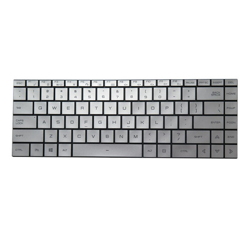 Laptop With Backlit Keyboard For Slimbook KDE 14" 14 inches English US Silver NO Frame New