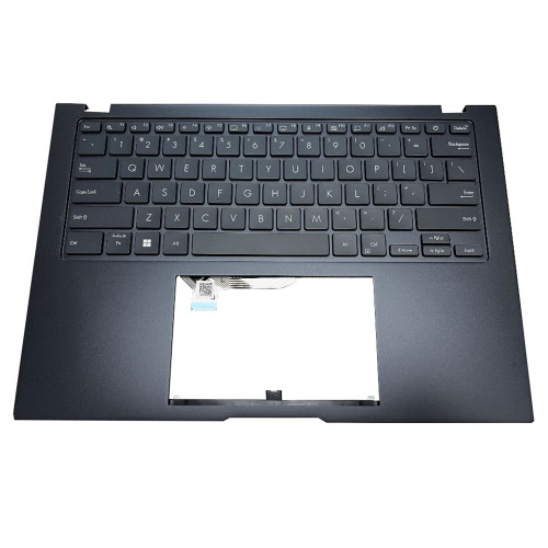Laptop PalmRest&keyboard For ASUS Zenbook Pro 14 OLED BX6404V BX6404VV BX6404VI Blue Top Case With Backlit Black United States US keyboard Used