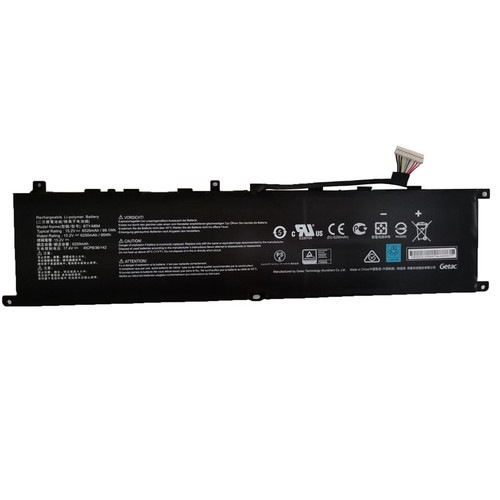 Laptop Battery For MSI Alpha 17 Raider GE77 HX Titan GT77 Raider GE76 Raider GS66 Stealth GE66 Stealth GS77 Creator 15 15.2V 6250mAh 99.99Wh Black New