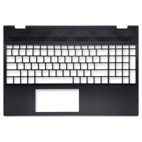 Laptop PalmRest For HP Pavilion X360 15-CR0000 Without Keyboard Black with silver edge
