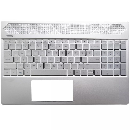 Laptop PalmRest&Keyboard For HP Pavilion 15-CS0000 15-CW0000 L24753-001 without backlit United States US UMA version Silver