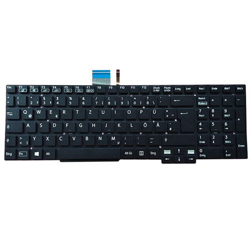 Laptop Keyboard For SONY SVT15 SVT1511C5E SVT1511M1E SVT1511M1R Germany GR Black With Backlit New