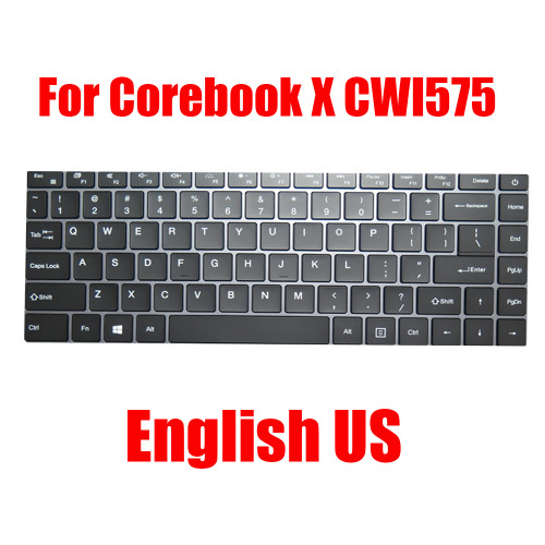 Laptop Keyboard For Chuwi Corebook X CWI575 English US Black With Backlit New