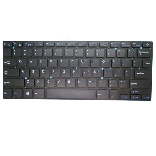 Laptop Keyboard For Ctroniq Y11 United States US Without Frame Black