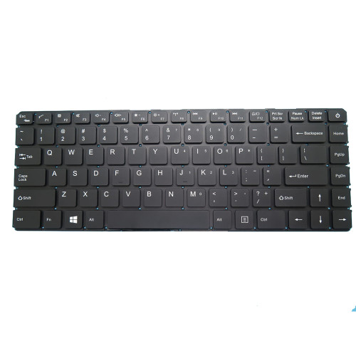 Replacement Laptop Keyboard For CSL R'Evolve C14i v2 English US Black New