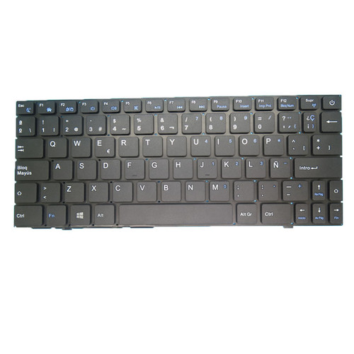 Laptop Keyboard For LANIX Neuron AL Spanish SP Black Without Frame New