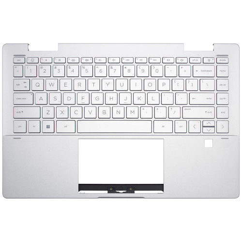Laptop PalmRest&Keyboard For HP Pavilion X360 14-EK0000 14-EK1000 14-EK2000 N09382-001 with backlit WWAN&fingerprint reader version Silver 95% New United States US