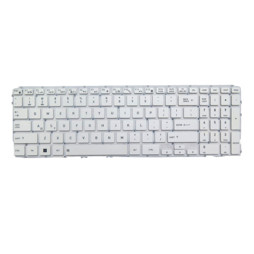 Laptop Keyboard For Dynabook For Satellite Pro C50-K-0EW00D C50-K-11A C50-K-11B C50-K15250 PSY19 PSY19C PSY1A English US White Without Frame New