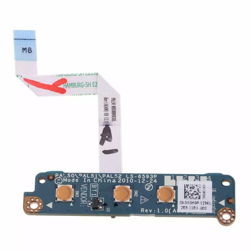 Laptop Button Switch Board With Cable For DELL Latitude E6420 LS-6593P 04GHGP 4GHGP PAL50\PAL51\PAL52 435NG831L01 Used