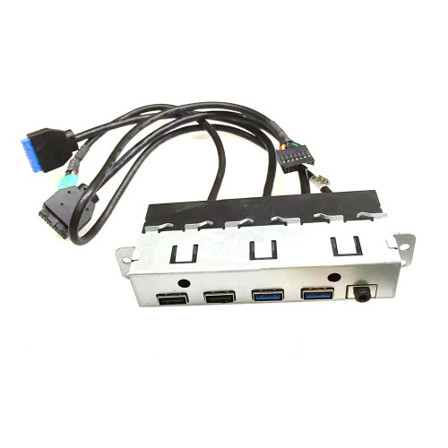 Desktop Front USB Audio Port Panel Board With Cable For DELL Inspiron 5676 5680 03FW25 3FW25 Used