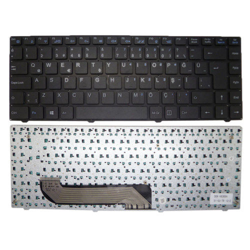 Laptop Keyboard For Lengda X300 X300B X300H X300V Turkey TR Black No Frame New