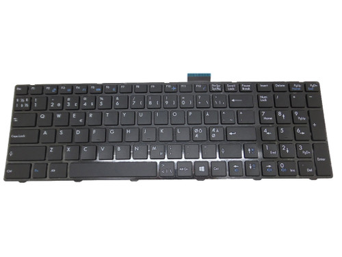 Laptop Keyboard For MSI CR60 CR70 CR61 0M 2M 3M CX61 0NC 0ND 0NE 0NF 0OD 0OL 2OC 2OD 2PC 2PF 2QC 2QF CX70 2PF 2QF GE60 GE70 2OE 2PL GP60 GP70 2PE 2QE Nordic NE With Black Frame