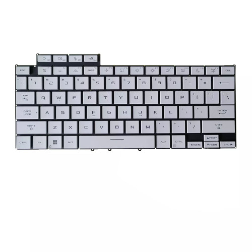 Laptop Keyboard For ASUS ROG Zephyrus G16 GU605MI GU605MZ GU605MU GU605MV United States US With Backlit White