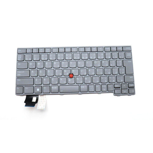 Laptop Keyboard For Lenovo Thinkpad T14 Gen 3 T14 Gen 4 P14s Gen 3 P14s Gen 4 5N21D68334 5N21D68371 Japanese JP With Backlit Grey New