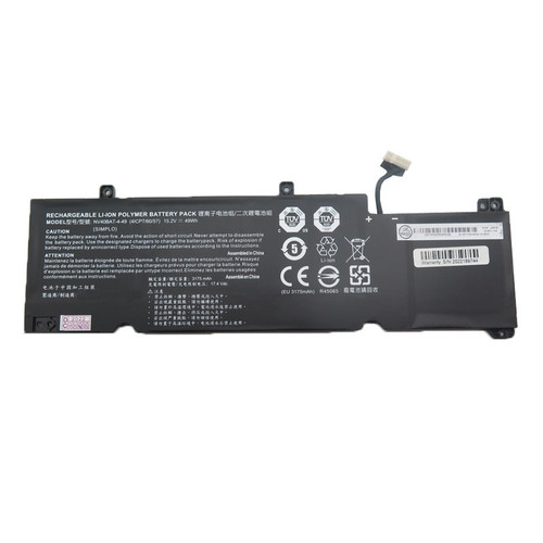 Laptop Battery For CLEVO W950BAT-4 W970 2950mAh 44WH New