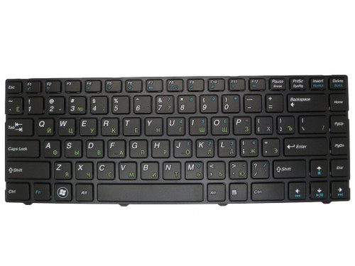 Laptop Keyboard For Gigabyte U2440 U2440M U2440N Russia RU Black Frame