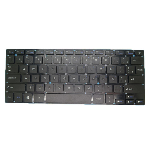 Black Laptop Keyboard Blue Mark For Deffpad G14AT Brazil BR NO Frame New