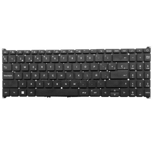 Laptop No Backlit Keyboard For ACER Swift Go SFG16-71 SFG16-71-77T9 SFG16-71-539Z NX.KFSEK.001 NX.KFSEK.002 Spanish SP Black Keyboard New