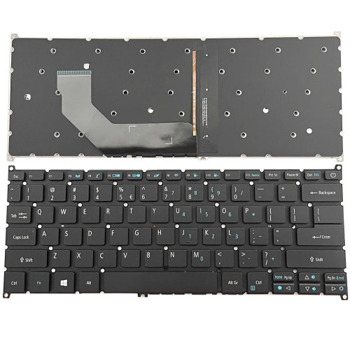 Laptop Backlit Keyboard For ACER Swift 5 SF514-51 N16C4 SF514-51-59AV SF514-51-77S5 English US Black Keyboard New