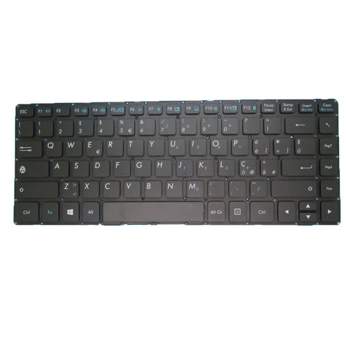 Laptop S410 Without Backlit Keyboard For Getac S410 G2 S410G2 S410 G3 S410G3 Italy IT Black With Frame New