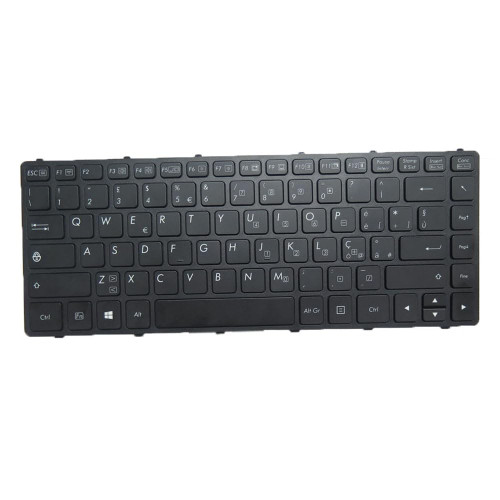 Laptop S410 Without Backlit Keyboard For Getac S410 G2 S410G2 S410 G3 S410G3 Italy IT Black With Frame New