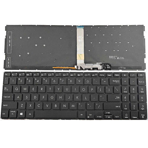Laptop Keyboard For ASUS Zenbook Pro 15 OLED UM535QA UM535QE United States US Black With Backlit