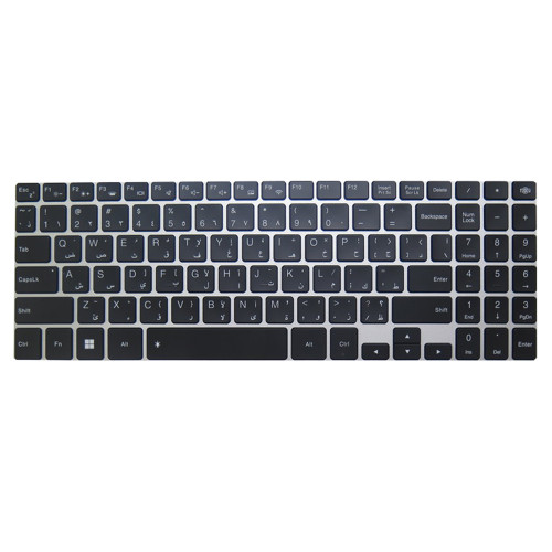 Replacement Laptop Keyboard For Infinix Inbook Y4 Max YL613 Arabia AR Black With Backlit New