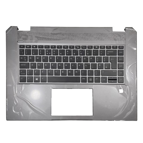 Laptop PalmRest&Keyboard For HP ZBook 15 Studio G5 L30669-031 with backlit United Kingdom UK Gray