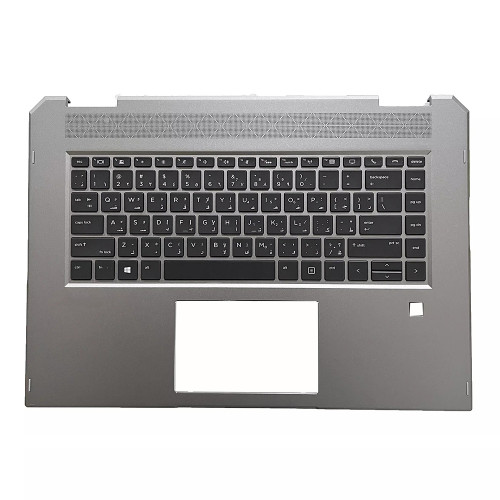 Laptop PalmRest&Keyboard For HP ZBook 15 Studio X360 G5 L34211-171 with backlit Arabia AR Gray
