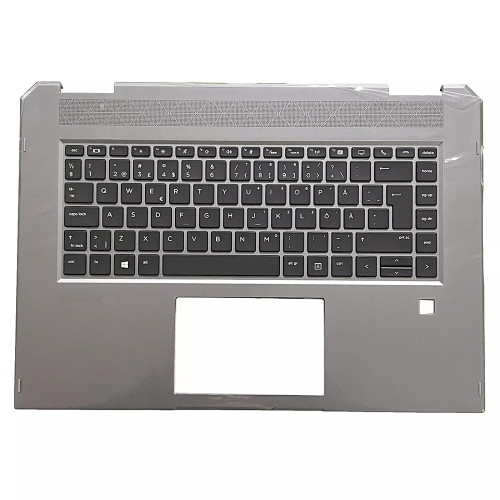 Laptop PalmRest&Keyboard For HP ZBook 15 Studio X360 G5 L34210-B71 with backlit Sweden SD Gray