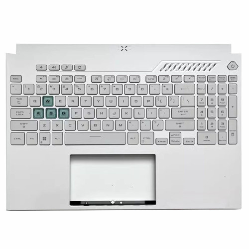 Laptop PalmRest&keyboard For ASUS TUF Gaming F16 FX607JV FX607JU FX607JI FX607JIR White Top Case With Backlight United States US Keyboard