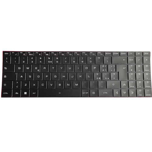 Laptop Keyboard for MECHREVO Umi pro 2 Umi pro 3 Italian IT Black With Backlit