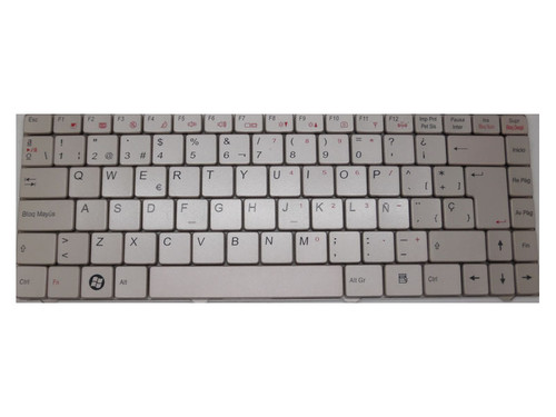 Laptop Keyboard For CLEVO W240BL W240CUQ W240ELQ W240EUQ W240HUX W241BLQ W241BUQ W241BZQ W241ELQ W241HUX W245BUQ W245CUQ W245ELQ W245HUQ W245HUX W246BLQ W246CUQ W246CZQ W246ELQ W246HUQ Spanish SP Champagne