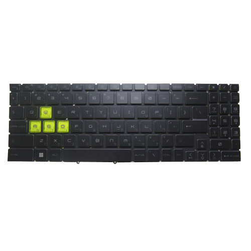 Laptop No Backlit Keyboard Limited Edition For MSI Crosshair 15 Crosshair 17 V203222BJ Hebrew HB Black No Frame New