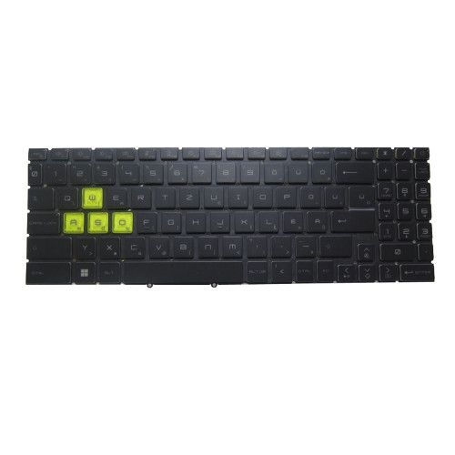Laptop No Backlit Keyboard Limited Edition For MSI Crosshair 15 R6E B12UEZ B12UGZ B12UGZ-050 Hungary HU Black No Frame New