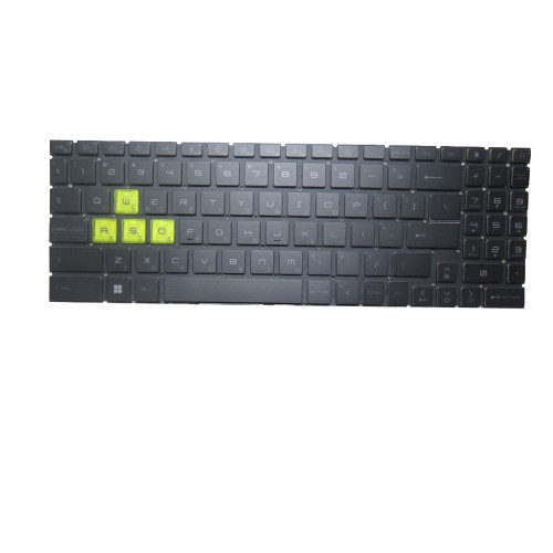 Laptop With Monochrome Backlit Backlit Keyboard Limited Edition For MSI Katana GF76 11SC 11UC 11UD 11UG 11UE 11UEK Greek GK Black With Monochrome Backlit Frame New