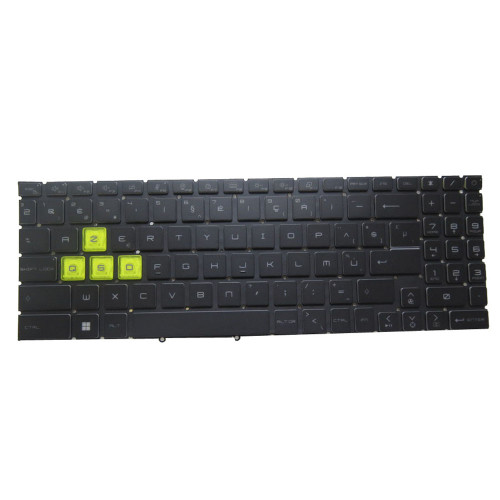 Laptop With Monochrome Backlit Backlit BE Keyboard Limited Edition For MSI Crosshair 15 A11U A11UCK A11UDK A11UEK Belgium BE Black With Monochrome Backlit Frame New